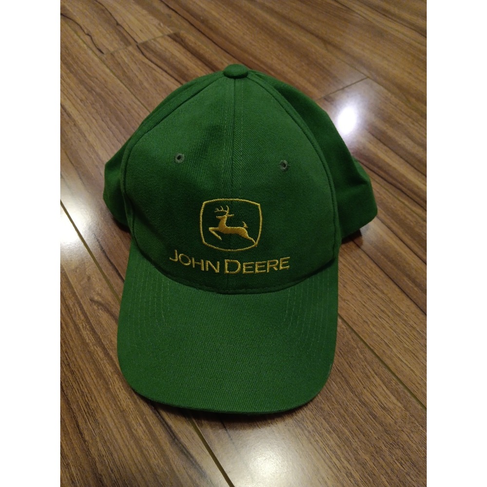Vintage John Deere Tractors MPC Promotions Hat Cap Green Adult Snapback Lot Of 2 - Picture 8 of 9